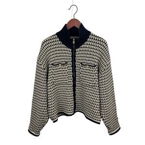 J. Crew Jacquard Sweater Jacket